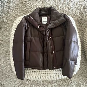 Vegan Leather Puffer